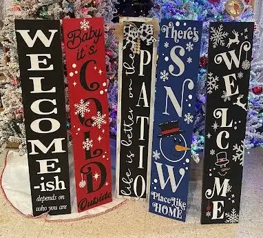 Holiday Porch Signs